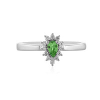 Zilveren ring met een tsavoriet