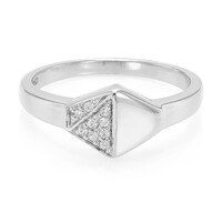 Zilveren ring met zirkonen