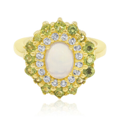 Zilveren ring met een Welo-opaal