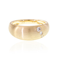 Gouden ring met een Loepzuivere (F) Diamant (LUCENT DIAMONDS)
