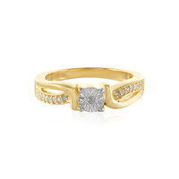 Zilveren ring met een I3 (H) Diamant