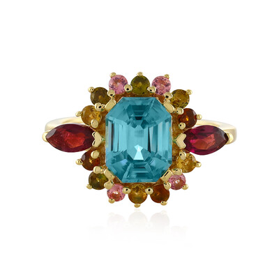 Zilveren ring met een Ratanakiri zirkoon