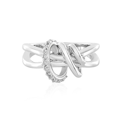 Zilveren ring met zirkonen (MONOSONO COLLECTION)