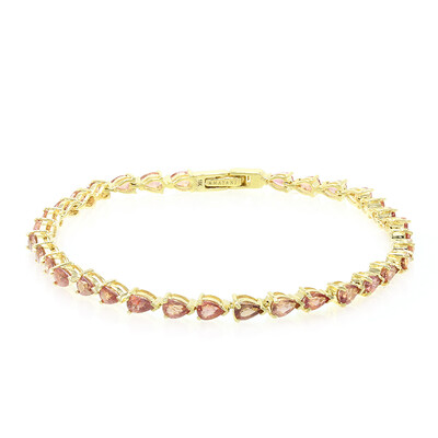 Gouden armband met Onverhitte Padparadscha Saffieren (AMAYANI)