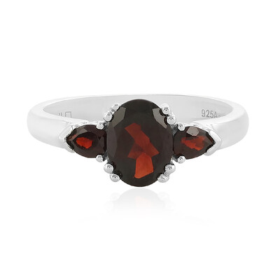 Zilveren ring met een Mozambique granaat