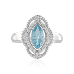 Zilveren ring met een Ratanakiri zirkoon