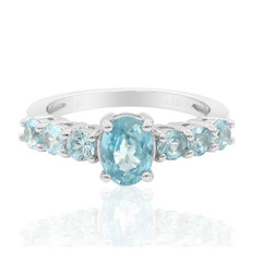 Zilveren ring met een Ratanakiri zirkoon