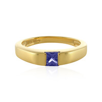 Zilveren ring met een tanzaniet