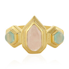 Zilveren ring met een rozen kwarts