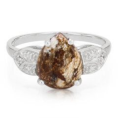 Zilveren ring met een Magnesiet