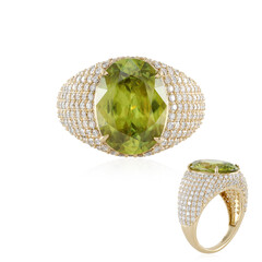 Gouden ring met een Zimbabwe Sfeen (AMAYANI)
