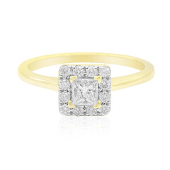 Gouden ring met een Diamant SI1 (G)