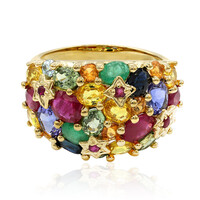 Gouden ring met tanzanieten (Adela Gold)
