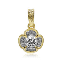 Gouden hanger met een Diamant SI1 (G)