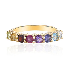 Zilveren ring met een amethist