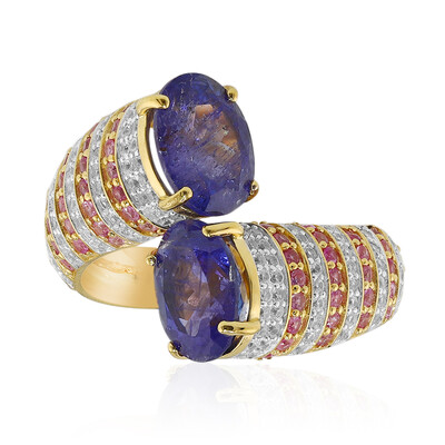 Gouden ring met tanzanieten (Adela Gold)