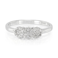 Zilveren ring met zirkonen