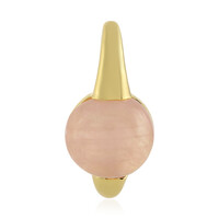 Zilveren hanger met een rozen kwarts