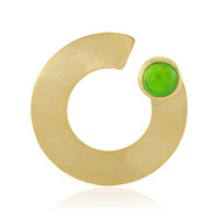 Zilveren hanger met een Groene Ethiopische Opaal