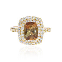 Gouden ring met een andalusiet