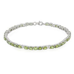 Zilveren armband met Paraiba toermalijnen