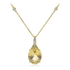 Gouden halsketting met een Congo Neon Toermalijn (CIRARI)
