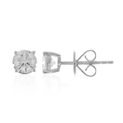 Gouden oorbellen met SI1 (H) Diamanten (CIRARI)