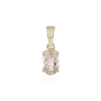 Gouden hanger met een morganiet