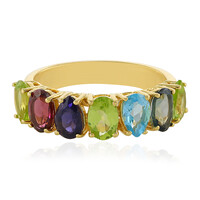 Zilveren ring met peridoots