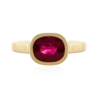 Gouden ring met een AAA Braziliaanse Rubelliet (AMAYANI)
