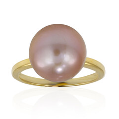 Gouden ring met een Royal Pink Ming Parel (TPC)