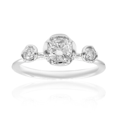 Gouden ring met een VS2 (H) Diamant (CIRARI)
