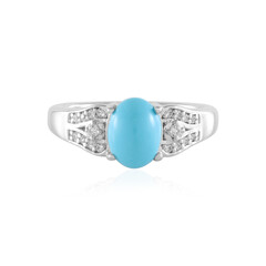 Zilveren ring met een Sleeping Beauty Turkoois (Faszination Türkis)