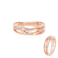 Zilveren ring met een SI2 (J) Diamant