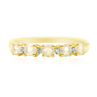 Gouden ring met Welo-opalen