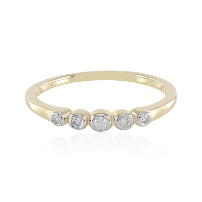 Gouden ring met een SI1 (H) Diamant