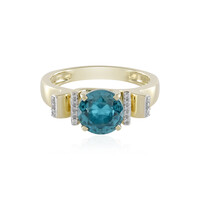 Gouden ring met een AAA Ratanakiri-zirkoon (de Melo)