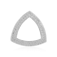 Zilveren hanger met zirkonen