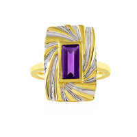 Zilveren ring met een amethist