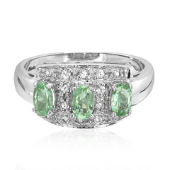 Zilveren ring met Paraiba toermalijnen