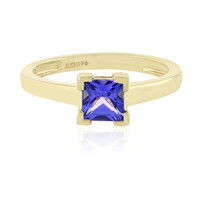 Gouden ring met een AAA tanzaniet