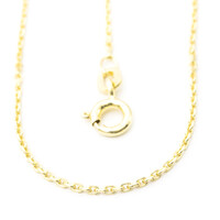Zilveren ketting verguld - 45CM - 2,43 gram