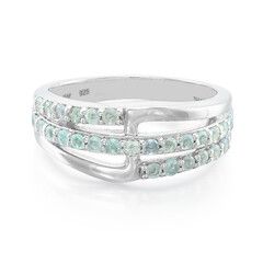 Zilveren ring met Paraiba toermalijnen