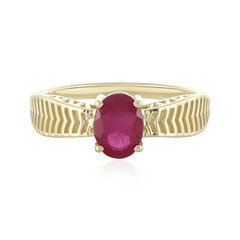 Gouden ring met een Madagaskar Robijn (Ornaments by de Melo)