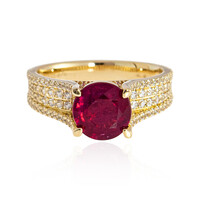 Gouden ring met een Madagaskar Robijn (de Melo)