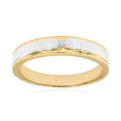 Gouden ring met een Diamant SI2 (G)