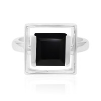 Zilveren ring met een Indochiniet