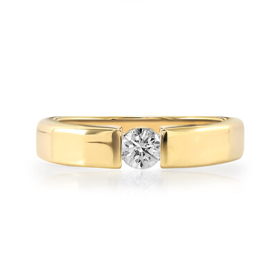 Gouden ring met een IF Diamant (D) (Annette)