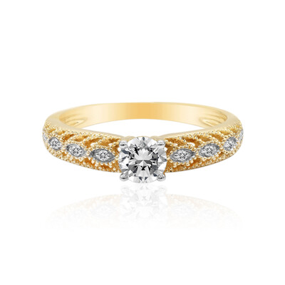 Gouden ring met een Diamant SI1 (G) (Annette)