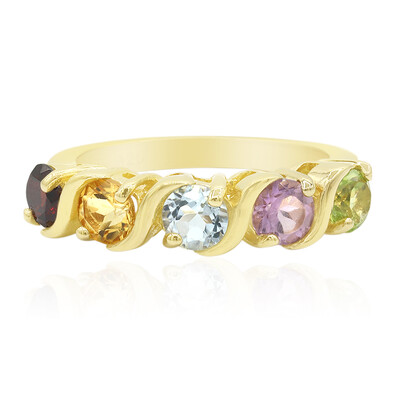 Zilveren ring met een Mozambique granaat
